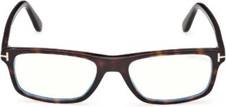 Tom Ford Blue Light Block Rectangular Mens Eyeglasses FT6119-B 052 55