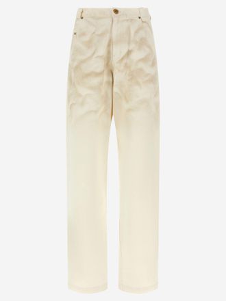 Willy Chavarria Jeans Willy Chavarria Bad Boy In Cotone Con Texture Stropicciata