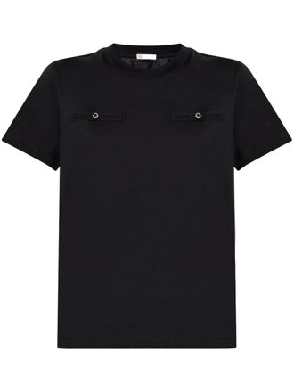 Moncler Katoenen T-shirt - Zwart