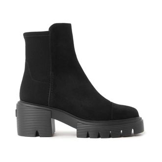 Stuart Weitzman 5050 Soho Bootie - female - Stuart Weitzman - Heeled Boots - Black - 6 1/2 UK - Shoes