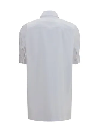 Dries Van Noten Scarf-Tie Detail Shirt - White