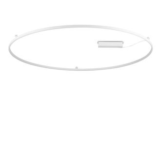 Netlighting Oracle Slim 150cm Non Dim Round Semi Ceiling Light White 9300lm