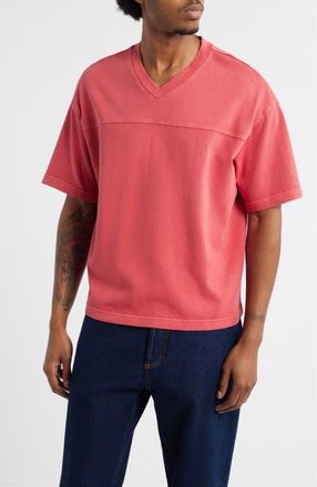 BP. Seamed Heavyweight T-Shirt in Red Beauty at Nordstrom, Size Xx-Large