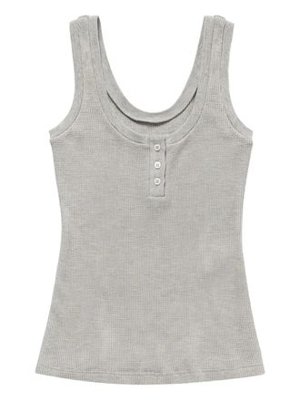 1989 STUDIO textured tank top - Grey