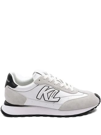 Karl Lagerfeld leather sneakers - White