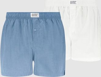 Levi's Woven Boxer 2 pack - Hombre - XL - Multicolor / Light Blue/White