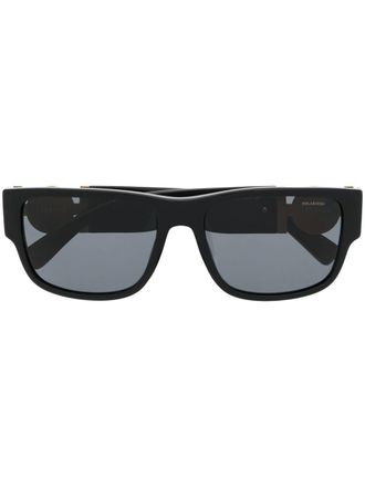 Versace square-frame sunglasses - men - Acetate - 58 - Black
