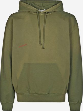 J.W.Anderson Green Logo Embroidered Hoodie