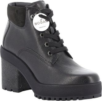 Hogan Leather Ankle Boot