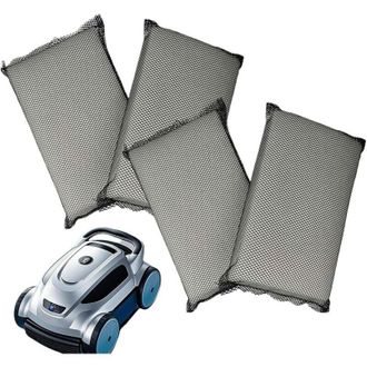 OEM 4 Filtros Compatibles Con La Aspiradora Evolution Power 4, Limpiafondos Para Piscinas - Almohadillas, 25 X 16 X 4 Cm -crezuo