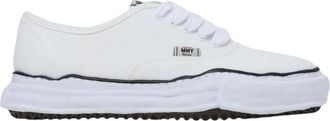 Miharayasuhiro Baker Original Sole Canvas Lage Sneakers - Heren - Sneakers - Wit - 40 EU - Katoen - Schoenen