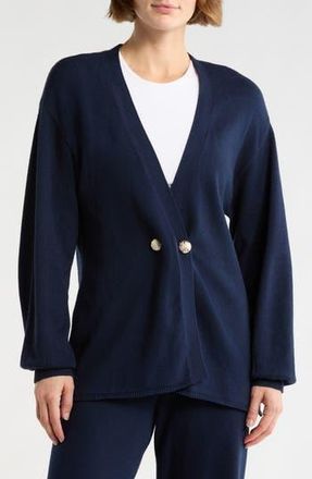 NYDJ Knit Wrap Cardigan in Naval Blue at Nordstrom Rack, Size X-Small
