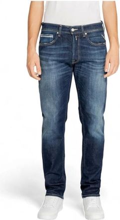Replay Heren, Jeans, Blauw, Maat: W33 L32 Denim