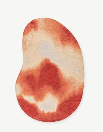 Novatrend Alfombra moderna tejida plana Rojo 235 x 330 cm