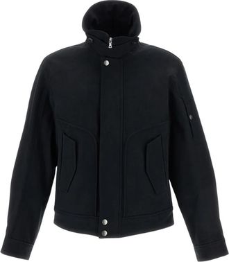 Dries Van Noten Gestructureerd Bomberjack - Heren - Bomber jackets - Zwart - L - Jassen
