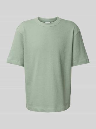 Selected Relaxed Fit T-Shirt mit Rundhalsausschnitt in Hellgruen, Gr&ouml;&szlig;e XXL