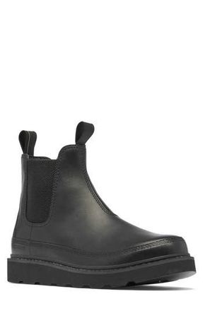 Sorel Slabtown 62 Waterproof Chelsea Boot in Black/Black at Nordstrom Rack, Size 11.5