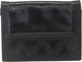 Saint Laurent Pre-owned Leren Schoudertas - Dames - Vintage Clutch - Zwart - ONE Size - Leer - Vintage