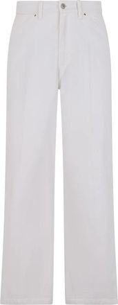 Christophe Lemaire Wijde Broek in Denim - Heren - Loose Fit Jeans - Wit - S - Denim - Jeans