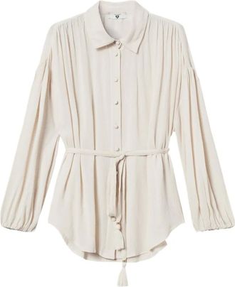 Twin-Set Camicia con cintura - Toni neutri