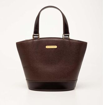 Burberry Pre-owned Burberry Leather Bucket Bag Ladies JUB6LSWLGI9J99MC