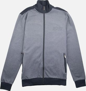 HUGO BOSS Mens Hugo Boss Logo Zip Up Tracksuit Jacket Blue - Size: 38/Regular