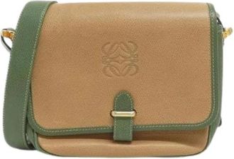 Loewe Pre-owned Leren Schoudertas - Dames - Vintage Schoudertas - Veelkleurig - ONE Size - Leer - Vintage