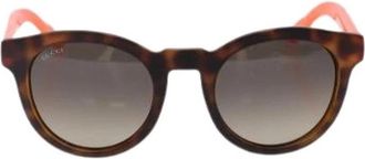 Gucci Pre-owned Plastic Zonnebril - Dames - Vintage Accessoires - Oranje - ONE Size - Vintage