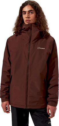 Berghaus Heren Berghaus Deluge Pro 3.0 Geïsoleerde Waterdichte Jas in Bruin