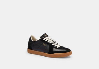 Coach Womens Ellis Sneaker in Black, Size 6.5