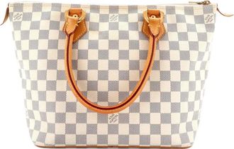 Louis Vuitton Saleya Damier PM shopper - Wit