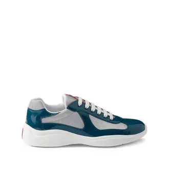 Prada Patent-leather Logo-detail Sneakers