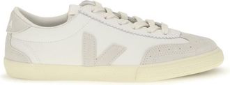 Veja White Leather Volley Sneakers
