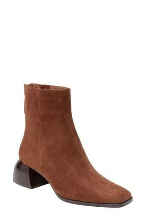 Linea Paolo Sage Square Toe Bootie in Chocolate Brown at Nordstrom Rack, Size 6.5