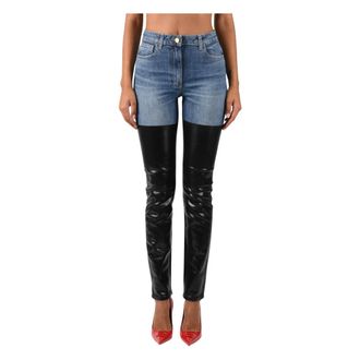 Elisabetta Franchi Skinny Jeans - Dames - Jeans - Blauw - Maat: W29 Denim