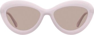 Moschino MOS163/S 35J/U1 Womens Sunglasses Pink Size 55