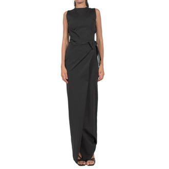 Dsquared2 Maxi-jurk - Dames - Jurken - Zwart - Maat: S Viscose