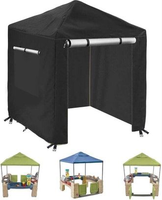 OEM [nunca Usado] Lona Para Casita De Juegos De Jard&iacute;n Infantil, 210d, Impermeable, Resistente Al Viento, 142 X 142 X 153 Cm, Con Esquinas Afiladas
