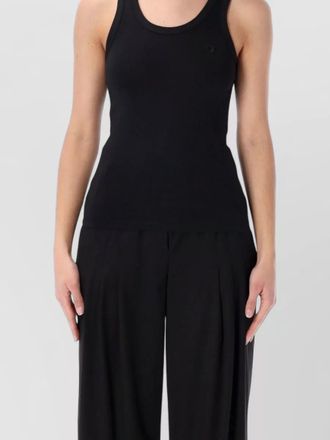 Coperni cotton modal logo tank top