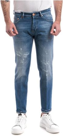 Pantaloni Torino Heren, Jeans, Blauw, Maat: W30 Denim