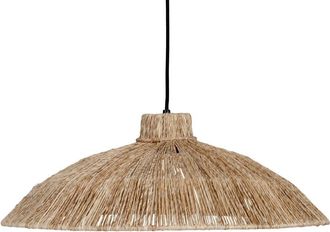 Maisons du monde L&aacute;mpara de techo de yute trenzado