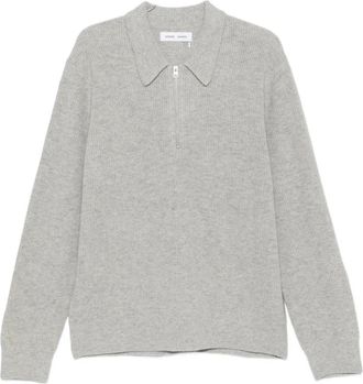 Sams&oslash;e & Sams&oslash;e Saisaks Sweater - Heren - Ronde hals truien - Grijs - XL - Wol - Truien & Vesten
