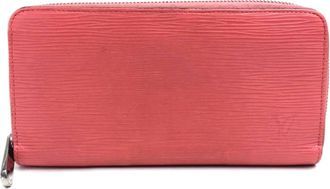 Louis Vuitton Epi Corail Pink Epi Leather Long Wallet (Bi-Fold) (Pre-Owned)
