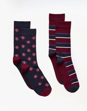 Joules Mens Joules KINGSBURY Mens Socks Navy - Blue