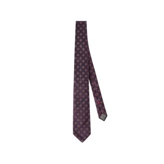 Brunello Cucinelli Heren, Accessoires, Paars, Maat: ONE Size Zijde