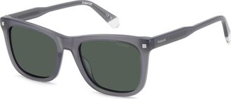 Polaroid Polarized Green Square Unisex Sunglasses PLD 4167/S/X 0KB7/UC 53