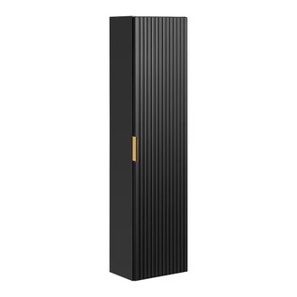 AC-D&eacute;co Columna De Pared 1 Puerta Adriel Negro