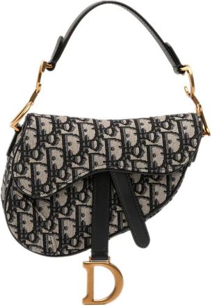 Dior Borsa Pre-owned stile Saddle - - Pre-owned - Donna - Blu - ONE SIZE