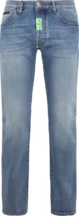 Philipp Plein Denim Trousers Straight Supreme Comfort fit Hexagon