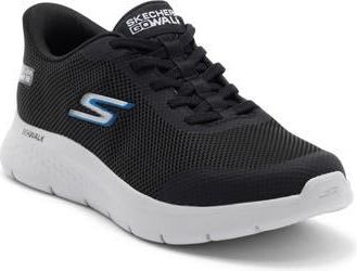 Skechers Slip-ins: GO WALK Flex Hands Up Sneaker in Black Grey at Nordstrom Rack, Size 10.5